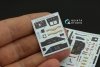 Quinta Studio QD32074 Me 262B1a/U-1 3D-Printed & coloured Interior on decal paper (Revell) 1/32
